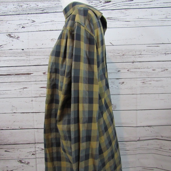 Joseph Abboud yellow/blue/gray button down shirt - Picture 3 of 5